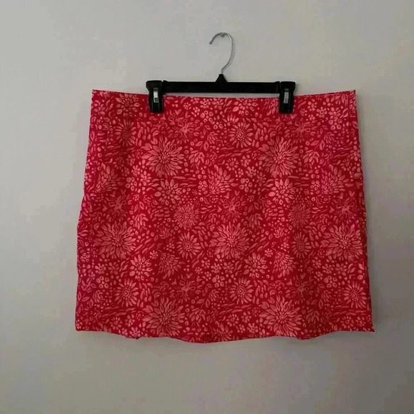 RipSkirt Hawaiian Red Floral Skirt Adjustable Wrap Beach Athletic Tropical XXL - Picture 1 of 7